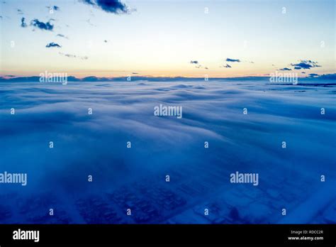 Aerial Photography of Sea of Clouds Stock Photo - Alamy