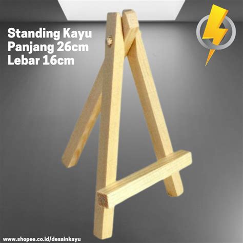 Jual Standing Kayu Stand Kayu Figura Holder Hp Kayu Jati Belanda