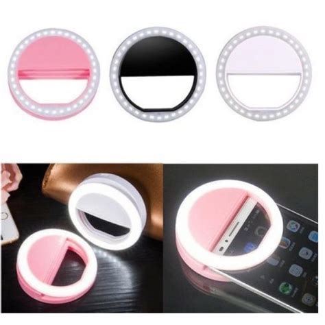 Luz Selfie Ring Light Clipe Anel Led Flash Celular Universal Shopee