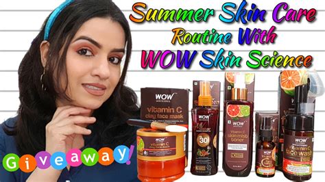 Wow Skin Science Vitamin C Range Face Wash Serum Sunscreen Clay Face