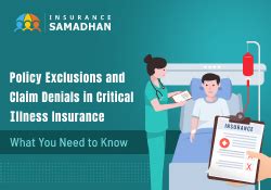 Policy Exclusions And Claim Denials In Critical Illness Insurance What