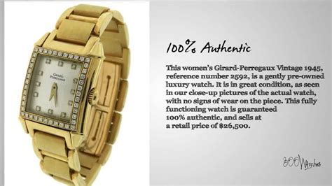 View This Pre Owned Girard Perregaux Ref Vintage Diamond K