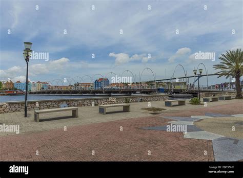 Gorgeous View Of The Moving Pontoon Queen Emma Bridge Across St Anna