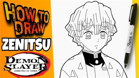 How To Draw Zenitsu From Demon Slayer Kimetsu No Yaiba Como Dibujar