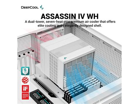 Deepcool Assassin Iv Wh Premium Cpu Air Cooler Dual Tower 120140mm