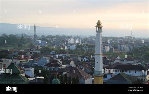 panoramic beauty of the city of Malang in the morning Stock Photo - Alamy