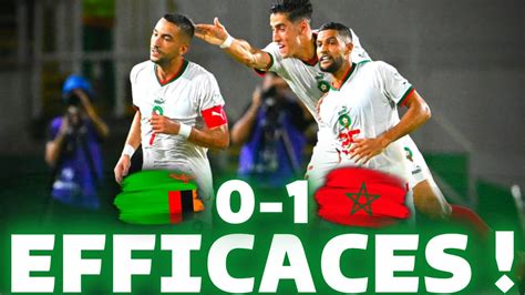 Le Maroc Bat La Zambie Et Qualifie La C Te Divoire Ziyech