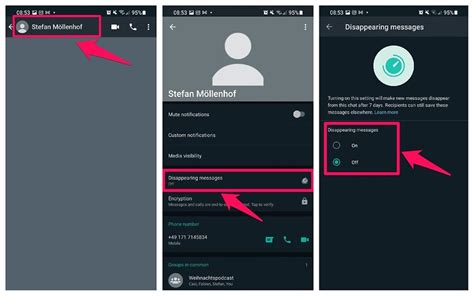How To Enable Disappearing Messages On Whatsapp