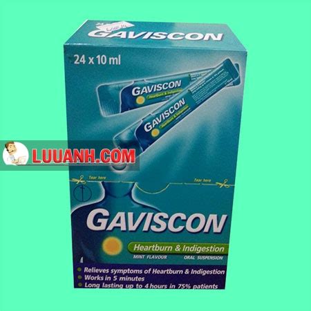 Tìm hiểu về thuốc gaviscon dạng gói và cách sử dụng đúng cách