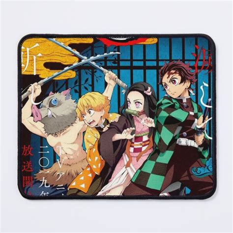 Demon Slayer Kimetsu No Yaiba Mouse Pad Anime Stationery