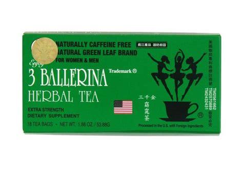 3 Ballerina Green Herbal Tea
