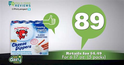 The Laughing Cow Cheese Dippers Creamy Swiss Is A Hit Supermarketguru