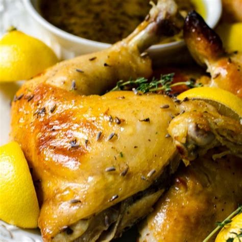 Sweet Lavender Chicken With Lemon Food Above Gold