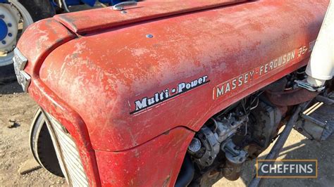 1963 Massey Ferguson 35x Multi Power 3cylinder Diesel Tractor Reg No Nwt 141a Serial No