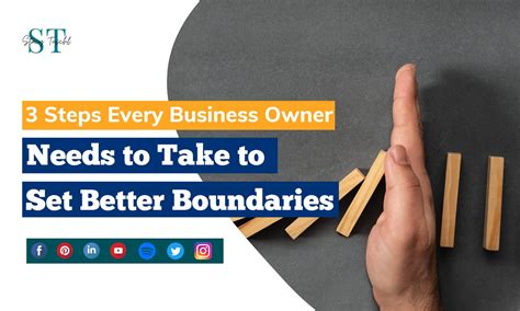 3 Steps Every Business Owner Needs To Take To Set Better Boundaries Stacy Tuschl