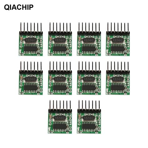 Qiachip Pieces Mhz Superheterodyne Rf Wireless Transmitter