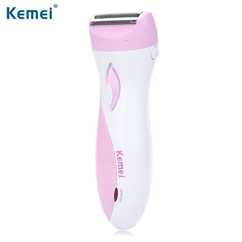 2017 Kemei Rechargeable Lady Epilator Skin Friendly Women Electric