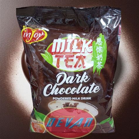 Injoy Milk Tea Dark Chocolate 500g Shopee Philippines