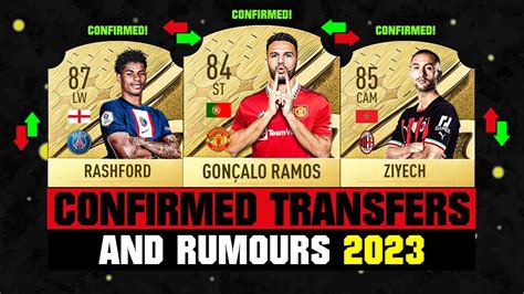 Fifa New Confirmed Transfers Rumours Ft Ramos Rashford