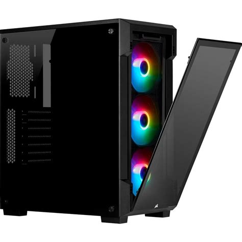 Gabinete Gamer Corsair ICUE 220T TG RGB Mid Tower FAN PATOLOCO