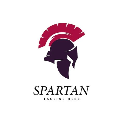 Spartan Logo Vector Logo De Casco Espartano Vector Premium