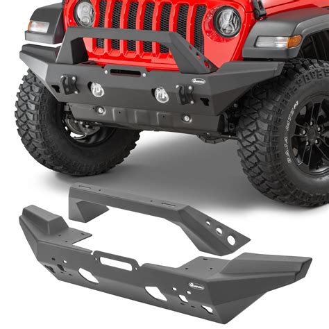 Oedro Front Bumper Compatible With Jeep Wrangler Jl Unlimited