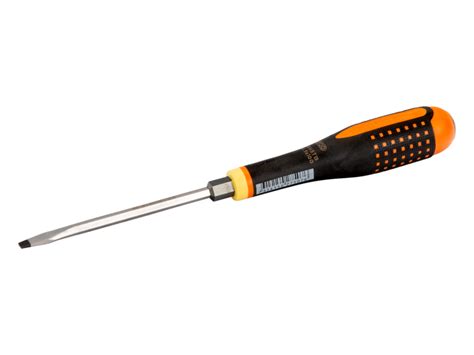 Bahco Sbe 8155tb Ergo™ Through Blade Slotted Screwdriver With Impact Grip 1 2 Mm X 6 5 Mm X