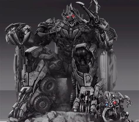 Queen Studios Transformers On Throne Series Dark Of The Moon Megatron