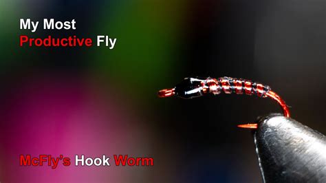 Mcflys Hook Worm Secret Pattern That Catches Big Trout Mcfly Angler Fly Tying Tutorials