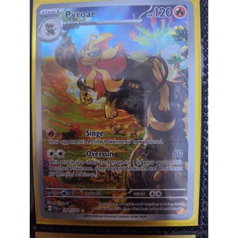 PTCG SV02 Paldea Evolved Pyroar 200 193 Illustration Rare Shopee Malaysia