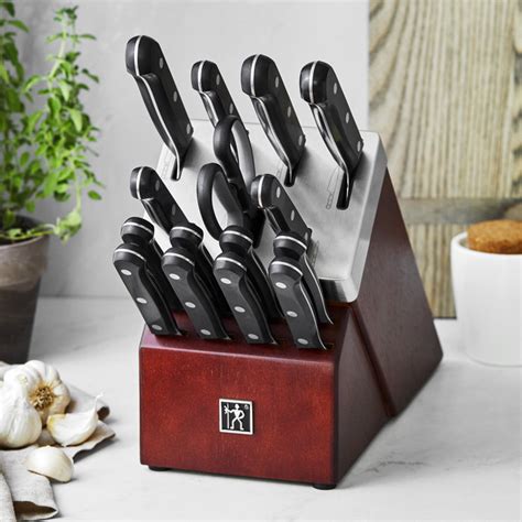 Henckels Razor Sharp Solution 16 Pc Self Sharpening Knife Block Set