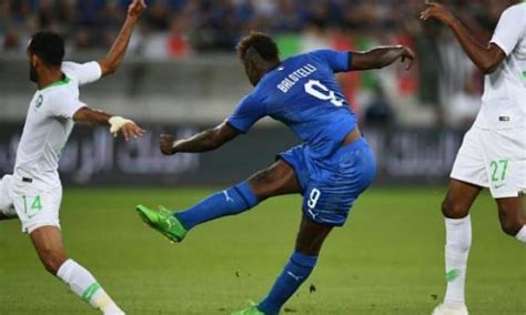 Mario Balotelli Scores Goal For Italy In Win Against Saudi Arabia And Posts Tribute To Davide