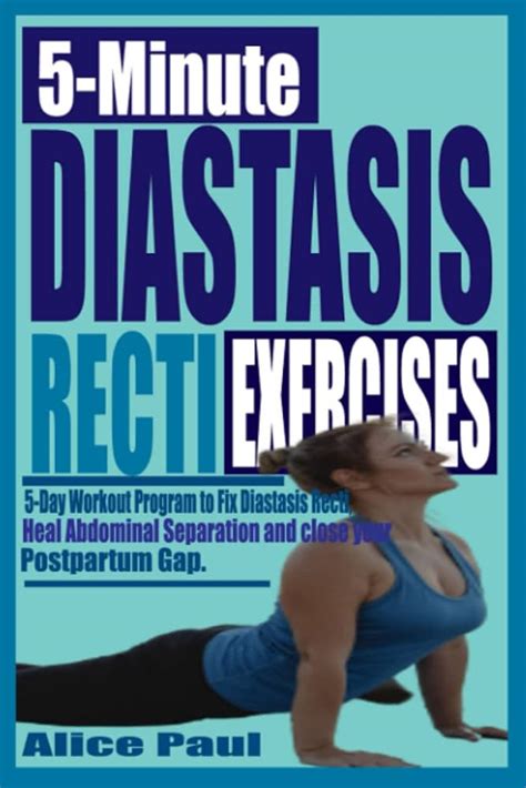 5 Minute Diastasis Recti Exercises 5 Day Workout Program To Fix