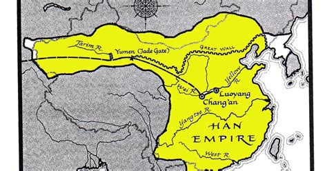 Leannes Han Dynasty Han Dynasty Map And Important Geographical Features