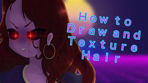 How To Draw Shade Hair Or At Least How I Do It 100 Sub Special Youtube