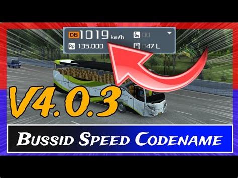 Bussid Speed Codename V Update Bus Simulator Indonesia Youtube