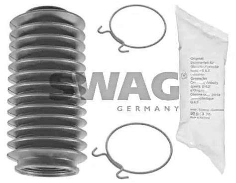 Swag Front Axle Steering Rack Bellow Boot Set Fits Opel Vauxhall