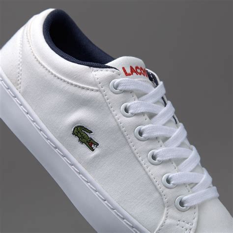 Boys Shoes Kids Lacoste Straightset Lace White 733cac1036001