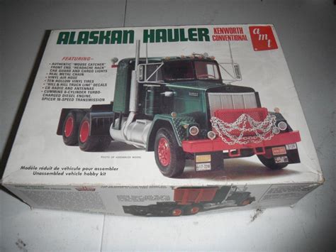 Vintage AMT Alaskan Hauler Kenworth Conventional Truck 1/25 Model #T ...