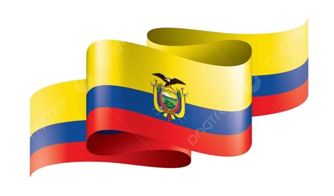 Ecuador Flag Clipart Vector Ecuador National Flag Ribbon Tape Holiday