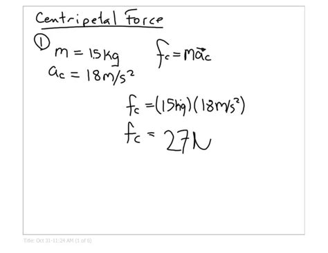 Centripetal Force Problems