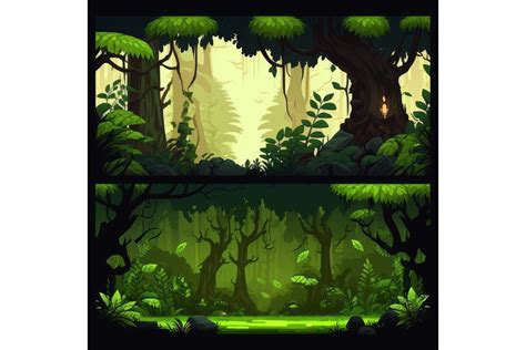 2d Game Background Jungle