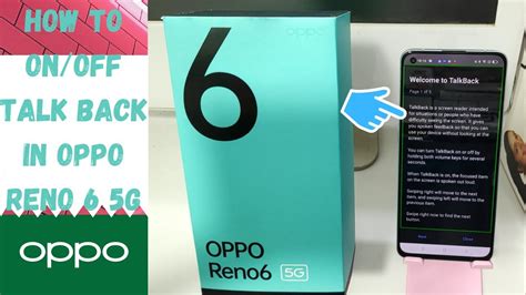 How To ON OFF Talk Back In OPPO RENO 6 5G How To Enable Disable