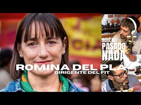 Romina Del Plá Estaría Bien Que La Lista De Diputados Sea Encabezada