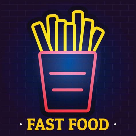 Fast Food Logo Flat Style 14597726 Vector Art At Vecteezy