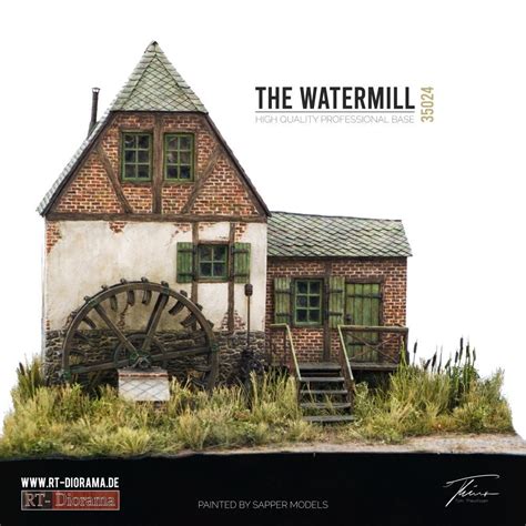 Rt Diorama 35024 The Watermill Upgraded Ceramic Version