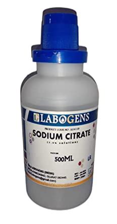 LABOGENS SODIUM CITRATE 3 8 Solution 500ml Amazon In Industrial