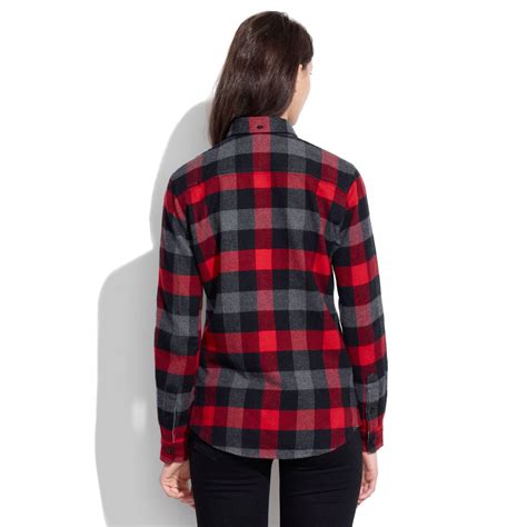 Madewell Penfield Chatham Buffalo Plaid Flannel In Red Lyst