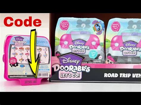 CODES FOR DISNEY DOORABLES LETS GO VEHICLES CARS YouTube