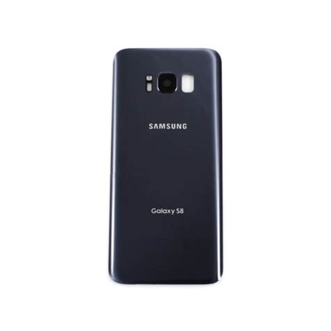 Samsung Galaxy S8 Rear Glass In Black Back Plate